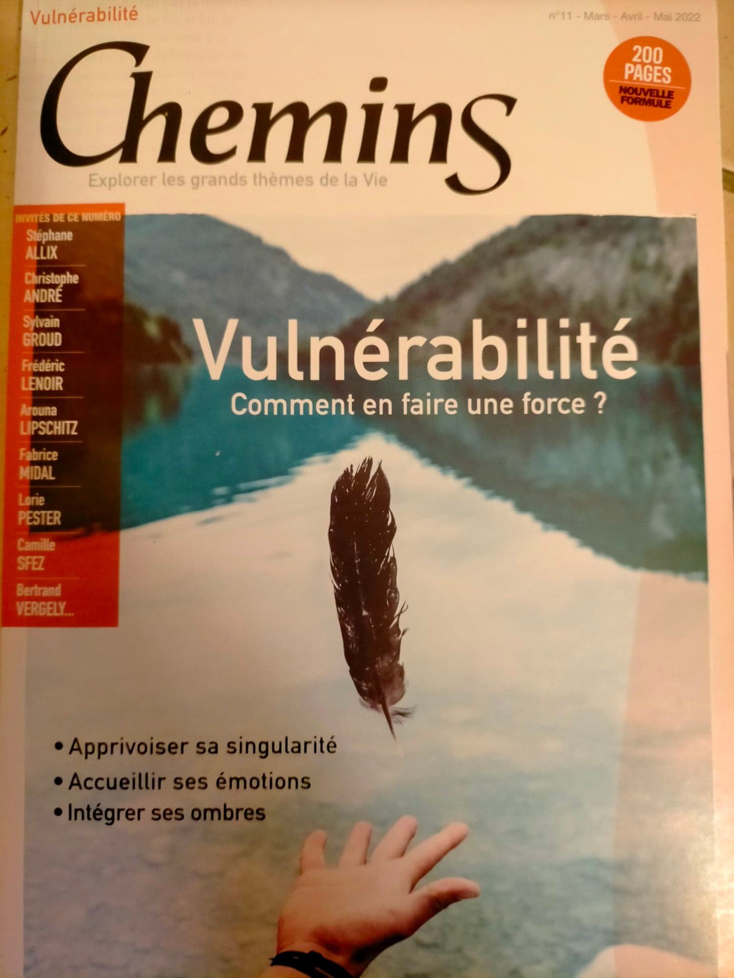 Couverture du magazine sur la vulnérabilité