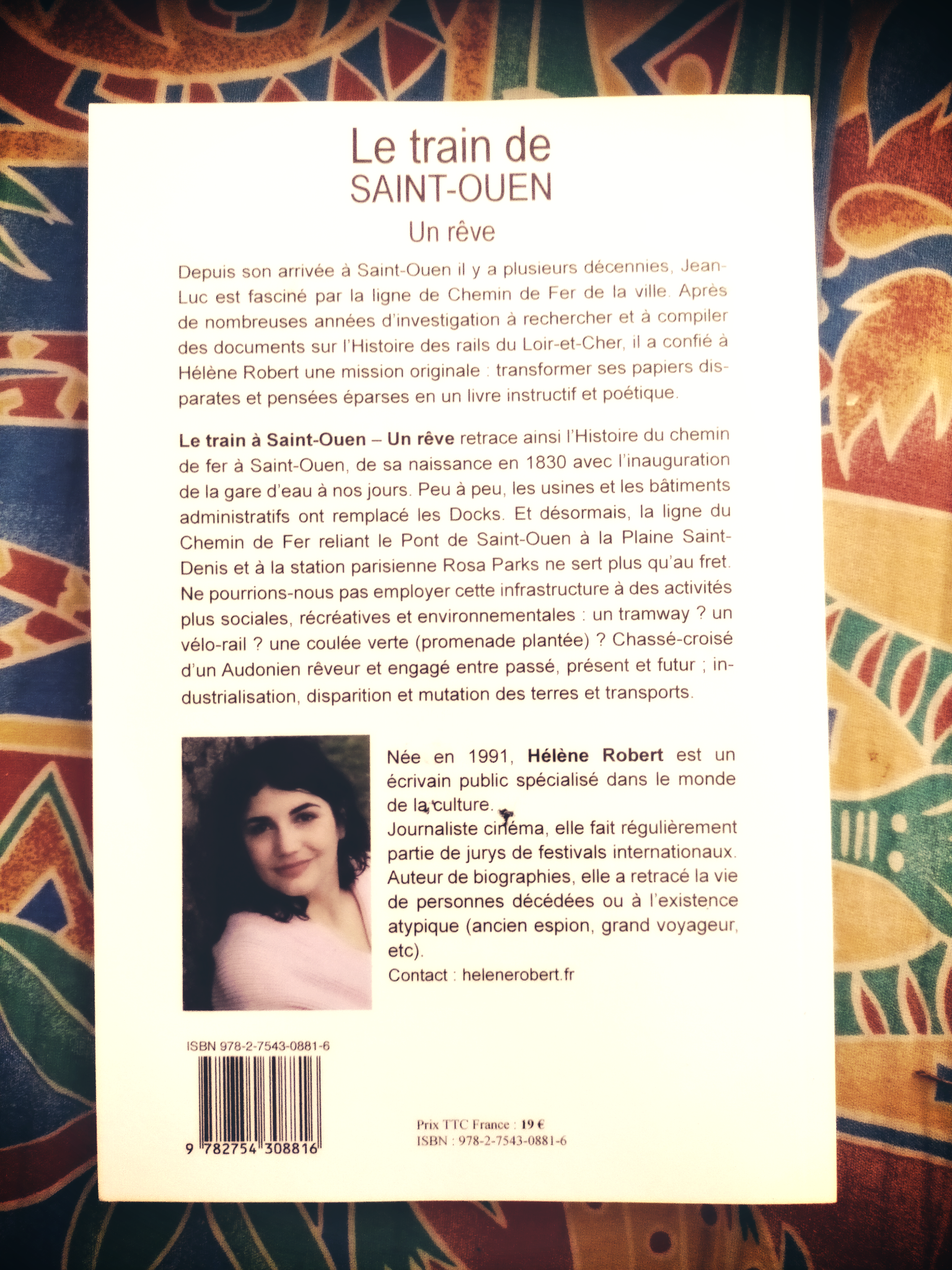 Quatrième de couverture Le train de Saint-Ouen un rêve